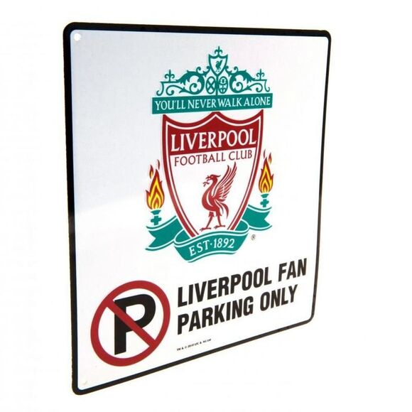 Liverpool FC No Parking Sign / White - Picture 1 of 2